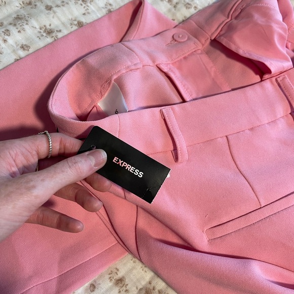 Express Pink Women's ankle Pants - Picture 6 of 11
